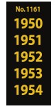 Sticker autoadeziv anii 1950-1954 - Signetten SAFE No. 1161