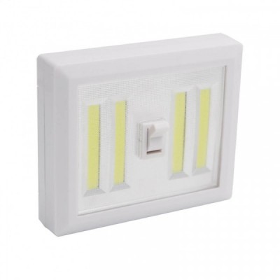 Lanterna 4x1W COB LED tip Intrerupator Fara Fir pe Baterii 19C007 XXM foto