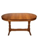 Masa extensibila Euro 2 lemn masiv, culoare cires , blat MDF furniruit, 12 persoane, 155/192.5/230x97x76 cm
