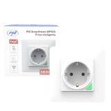 Priza inteligenta PNI SmartHome WP850 WiFi, montaj ingropat, control prin internet, aplicatie dedicata Tuya Smart, compatibila A
