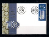 ROMANIA 2008 - 10 ANI, BANCA CENTRALA EUROPEANA, FDC - LP 1804