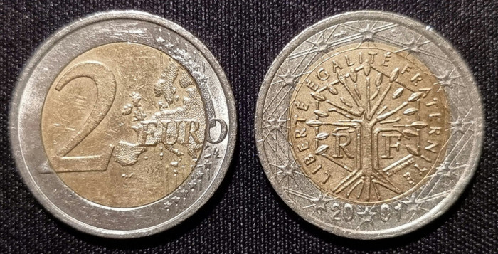 2 euro Franta - 2001