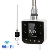 Wifi &icirc;ncălzire cartuș uscător de prosoape pentru radiator cu termostat digital 400W alb