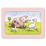 Puzzle 3x6 piese - My First Puzzles - Animale | Ravensburger