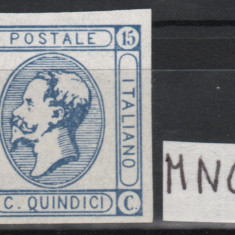 Italy 1863 King Viktor Emanuel II 15C Mi.15I MNG AM.303