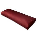 Gossi perna de spate tapitata, rosu vin, 120 x 40 x 10 cm