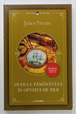 OCOLUL PAMANTULUI IN OPTZECI DE ZILE de JULES VERNE , 2018 , COPERTA BROSATA foto