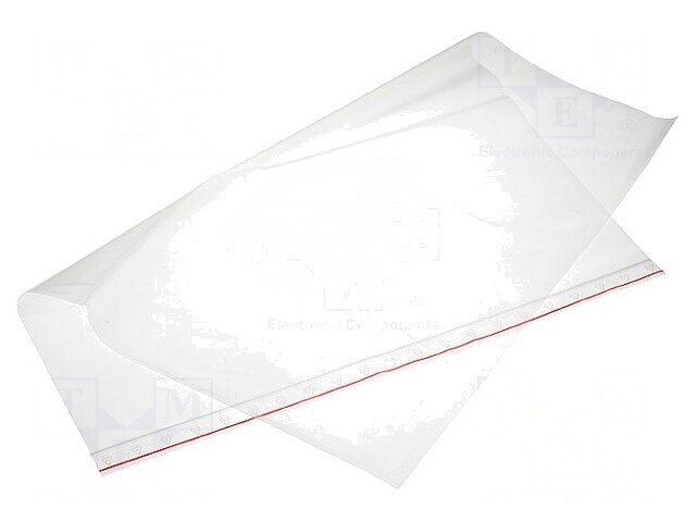 Pungă cu fermoar 450x400mm polietilenă