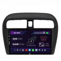Navigatie Mitsubishi Space Star Mirage Attrage, Android 13, A-Octacore 4GB RAM + 64GB ROM, 9 Inch - AD-BGA9004+AD-BGRKIT267V3