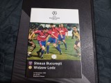 Program Steaua - Widzew Lodz