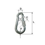 Cumpara ieftin Carabina Zincata Cu Filet 7Mm / 9Mm/9/10Mmx70Mm