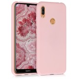 Husa TPU pentru Huawei Y6 2019, Roz , Liquid Silicone