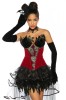 Burlesque Corset Catifea#
