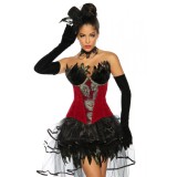 Burlesque Corset Catifea