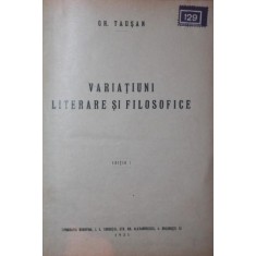 VARIATIUNI LITERARE SI FILOSOFICE