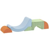 AIYAPLAY Set soft 5 piese pentru copii mici, pentru cățărat, t&acirc;r&acirc;t, construit, ușoare, Cord, spumă, colorat | Aosom Romania