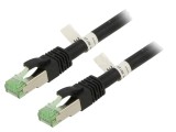 Patch Cord Goobay Cat 8.1 S/FTP RJ45 Cu 66723, mufă ambele părți