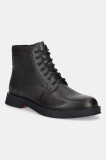 HUGO ghete de piele Lenner culoarea maro, 50552559
