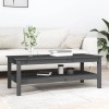 Gossi masuta de cafea, gri, 110x50x40 cm, lemn masiv de pin