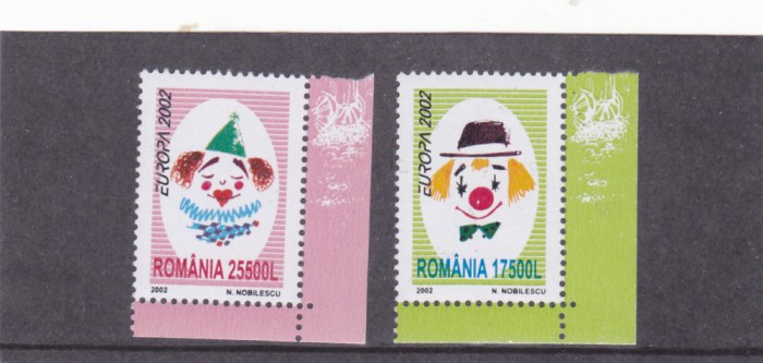 EUROPA CIRC 2002,LP 1584,MNH NEOBLITERAT,ROMANIA.