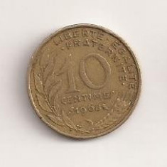 Moneda Franta - 10 Centimes 1968 v2
