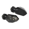 Lampi semnalizare directie mers Micro LED 12V 2buc - Negru Garage AutoRide