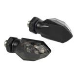 Lampi semnalizare directie mers Micro LED 12V 2buc - Negru Garage AutoRide, Lampa