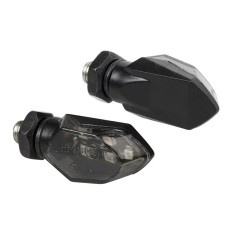 Lampi semnalizare directie mers Micro LED 12V 2buc - Negru Garage AutoRide foto