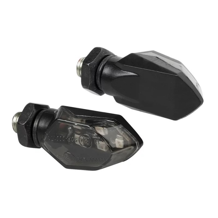 Lampi semnalizare directie mers Micro LED 12V 2buc - Negru Garage AutoRide