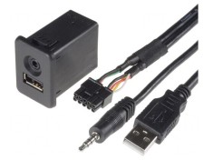 Adaptor USB/AUX Opel Jack 3,5mm 4pin USB A foto