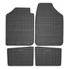 Covorase Auto Cauciuc Frogum DACIA Spring Electric 2021-Prezent Premium, Fara Miros, Margine Protectie 1cm, Fixare Originala