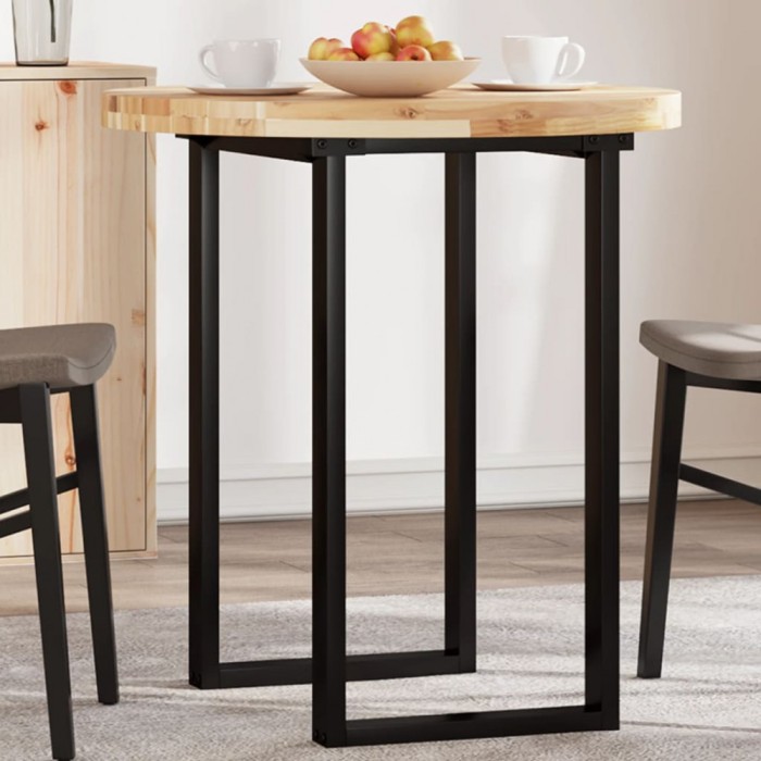 vidaXL Blat de masă rotund, &Oslash;70x4 cm, lemn masiv de acacia