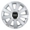 Set 4 Capace Roti, potrivite jantelor de R15, pentru Audi, model flash cromat