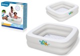 Piscina gonflabila BestWay, patrata, alba, 86 x 25 cm