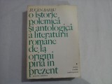 O istorie polemica si antologica a literaturii romane de la origini pina in prezent (poezia romana contemporana) - EUGEN BARBU