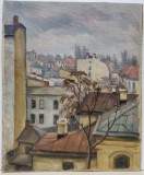 Peisaj citadin din Bucuresti - Lucrare nesemnata