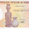 Bancnota Republica Congo 500 Franci 1991 - P8c UNC