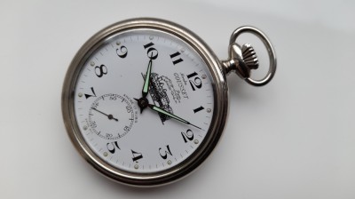 Montre Gousset Paris Chemin de Fer ceas buzunar aspect si functionare excelente foto