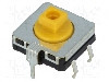 Microintrerupator, 12x12mm, OFF-(ON), SPST-NO, OMRON OCB - B3W-4155