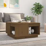VidaXL Măsuță de cafea, maro miere, 60x61x32,5 cm, lemn masiv de pin