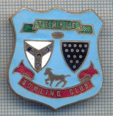AX 299 INSIGNA BOWLING -TEMPLE BOWLING CLUB -MAREA BRITANIE foto