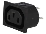 Conector Alimentare AC Soclu Mamă 10A 250VAC C13
