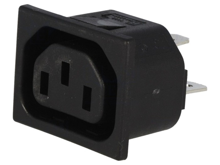 Conector Alimentare AC C13 10A 250VAC