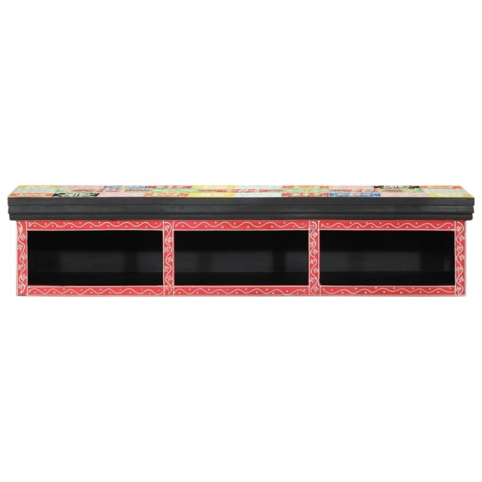 vidaXL Cabinet TV cu raft Multicolour 100 x 30 x 22 cm Lemn compozit