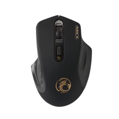 Mouse Gaming Wireless iMice G-1800 Silent Click, 4 Butoane, Ultra Usor, Negru