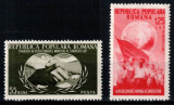 Romania 1953, LP 355, Al II-lea Congres Sindical Mondial, MNH!, Nestampilat