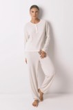 women&#039;secret pijama culoarea bej, 4752531