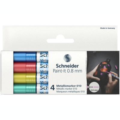 Marker metalic Schneider Paint-It 010 08 mm Set 2 foto