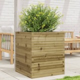 Cumpara ieftin Jardinieră de grădină, 60x60x68,5 cm, lemn de pin impregnat