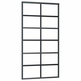 Cumpara ieftin Usa glisanta, negru, 102x205 cm, sticla ESG si aluminiu